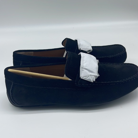 Alfani Womens James Leather Square Toe Loafers, Black 8/.5 w - Picture 8 of 16